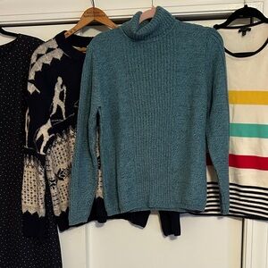 Sundance Turquoise Turtleneck Sweater